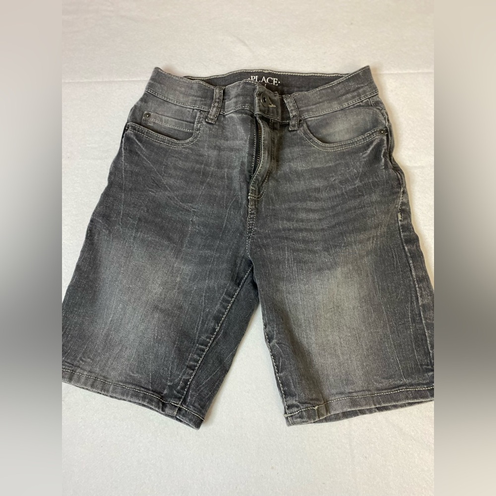 Boys Faded Wash Casual Stretch Jean Shorts Size 10